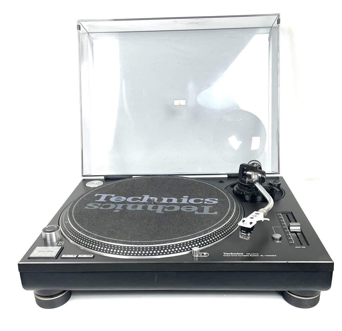 ○Technics SL-1200 MK5 SHURE M44G テクニクス ターンテーブル