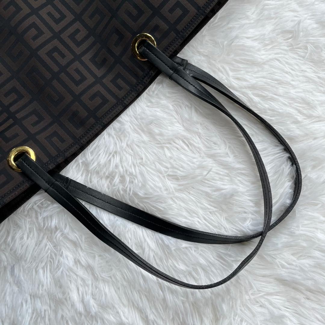 ジバンシー GIVENCHY アナグラム トートバッグ ブラウン ロゴ A4
