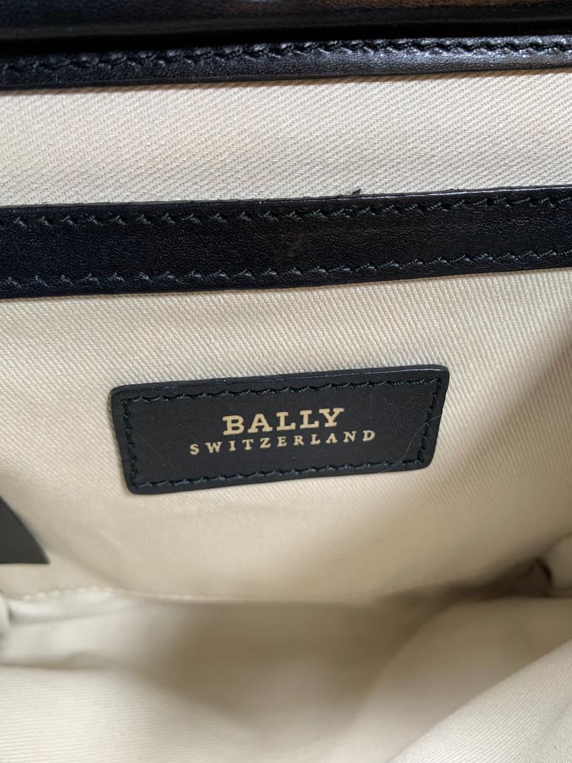 BALLY バリー ショルダーバッグ CLEMANCE フラップ チェーン ブラック