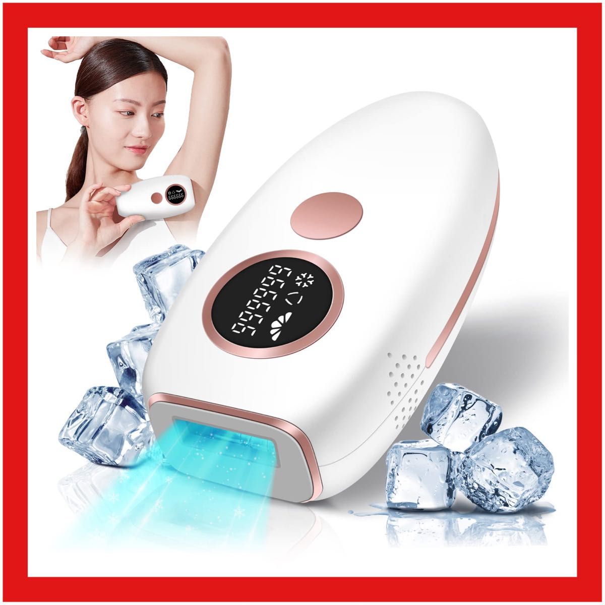 IPL光脱毛器⭐️vio対応 脱毛器 冷感 男女兼用 メンズ vio 顔 ヒゲ