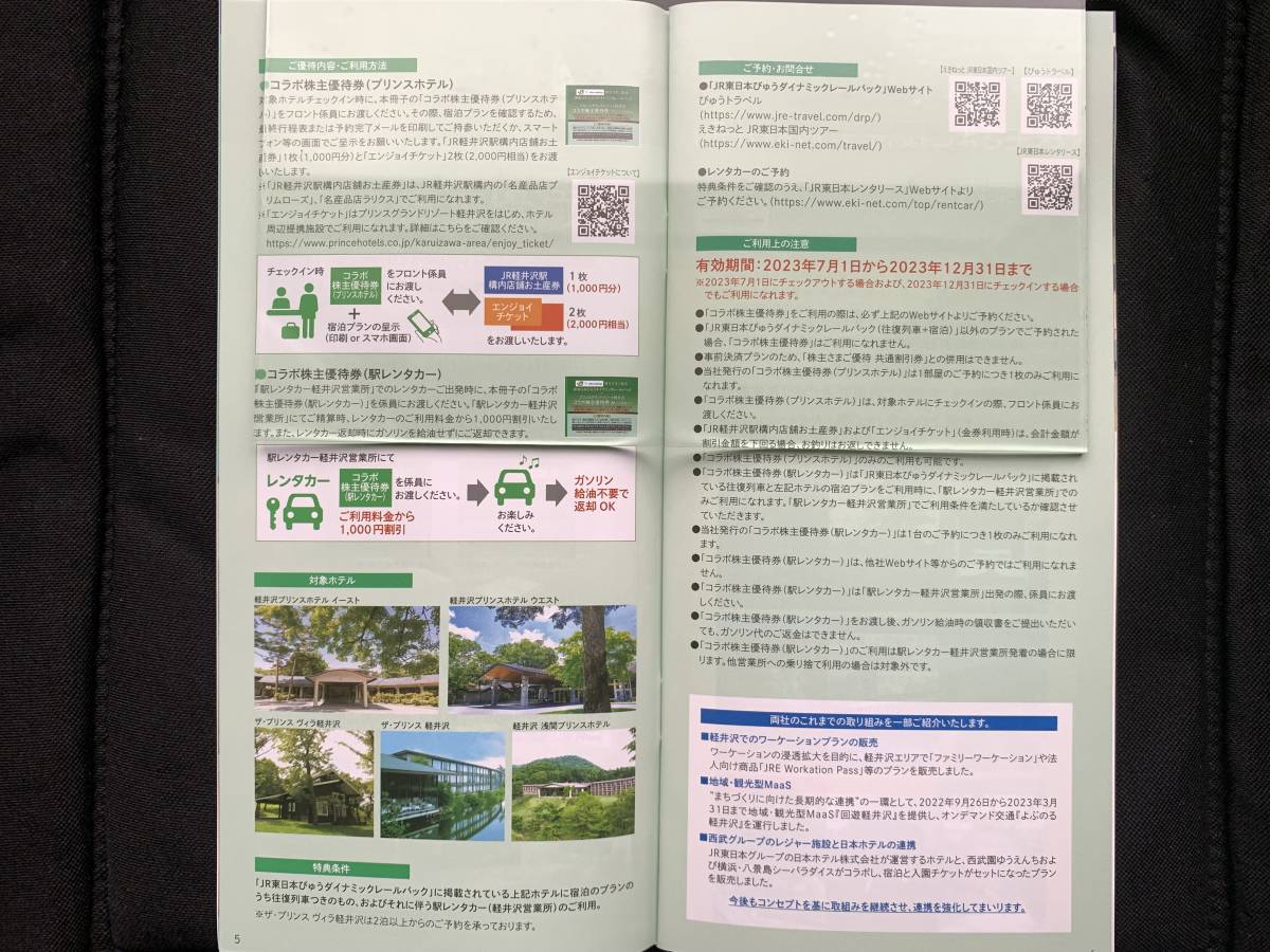 【最新】西武ホールディングス　★株主優待券　冊子　1冊　【有効期限　2023.11.30まで】_画像10