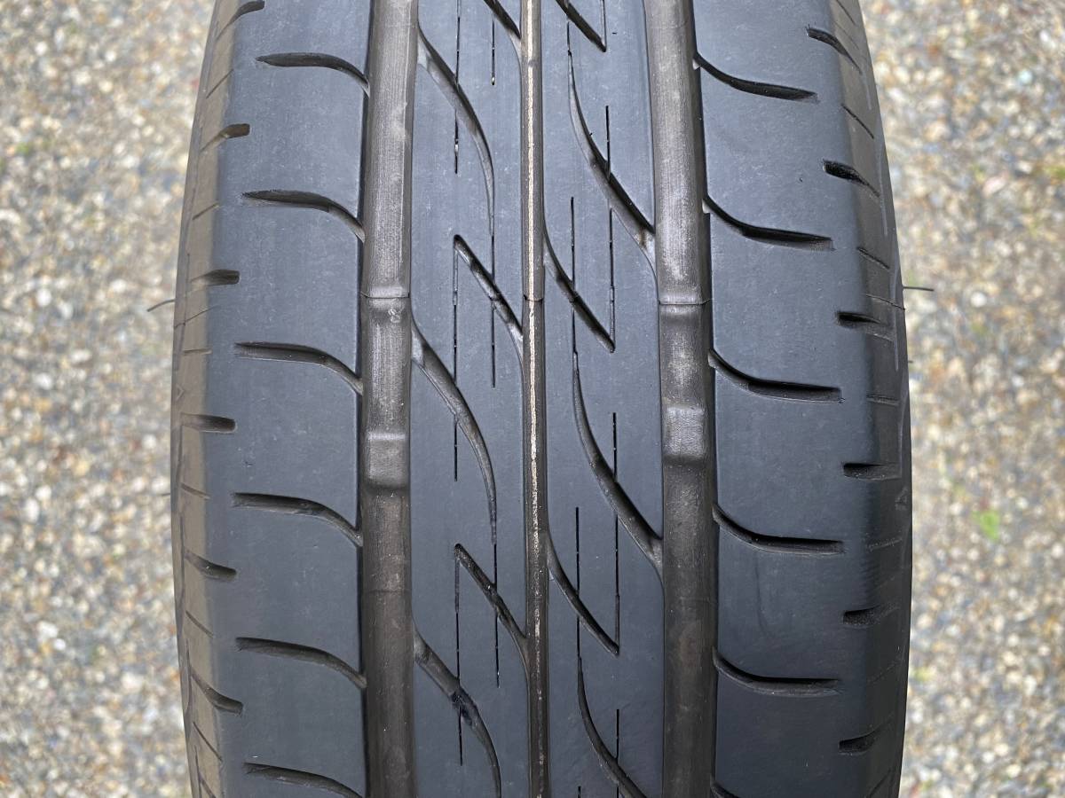 □ バリ山 ダイハツ 純正 4.5J＋45 ブリヂストン 155/65R14 ネクストリー ホイールキャップ □ ムーブ コンテ タント エグゼ ミラ エッセ_画像7