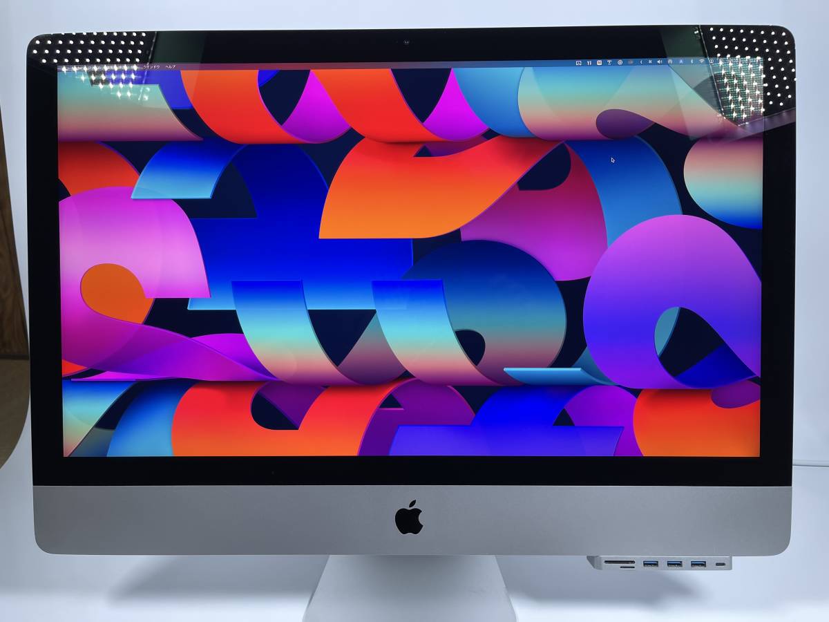 iMac Retina 5k 2019 27インチ i9 3.6GHz 8コア/64GB メモリ/2TB SSD ハイスペック 初期化済み 純正キーボード マウス付属 おまけ付き_画像1