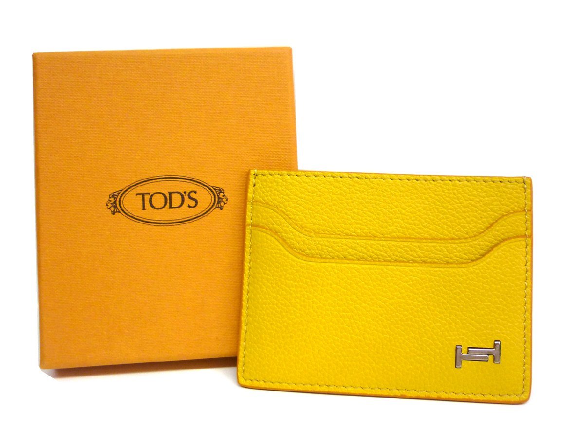 有名ブランド 新品・未使用 TOD'S トッズ カードケース 定期入れ 名刺