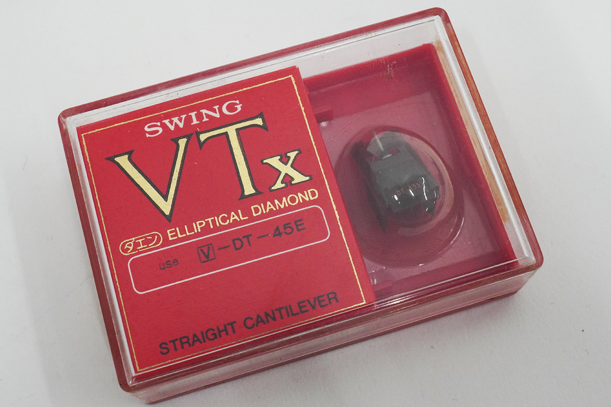 VICTOR ビクター DTー45E SWING VTx ELLIPTICAL DIAMOND STRAIGHT CANTILEVER レコード針 ケース付 現状渡し_画像1