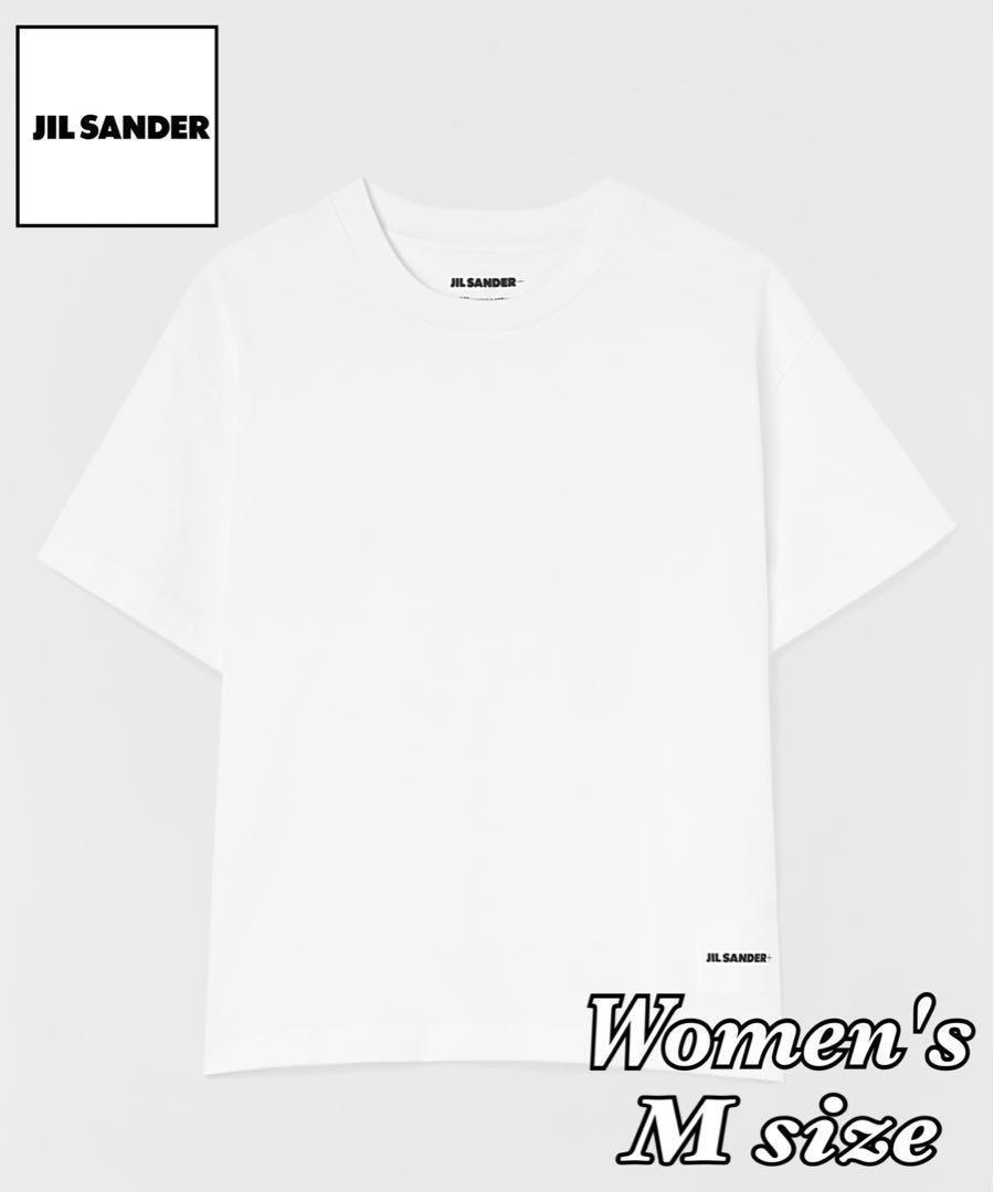 新品未使用　ジルサンダー オーガニック コットン Tシャツ　ホワイト　白_画像1