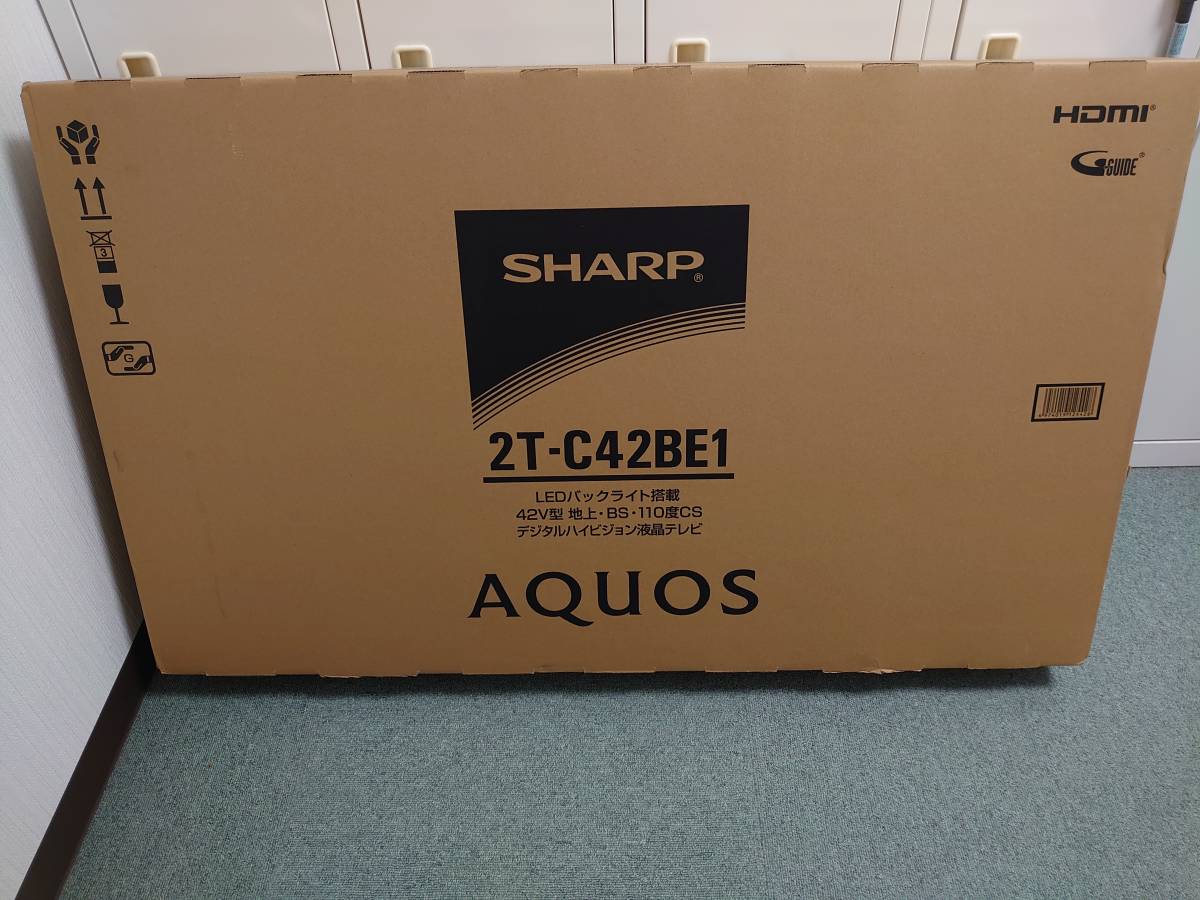 SHARP AQUOS 2T-C42BE1 液晶テレビ 新品 未開封-