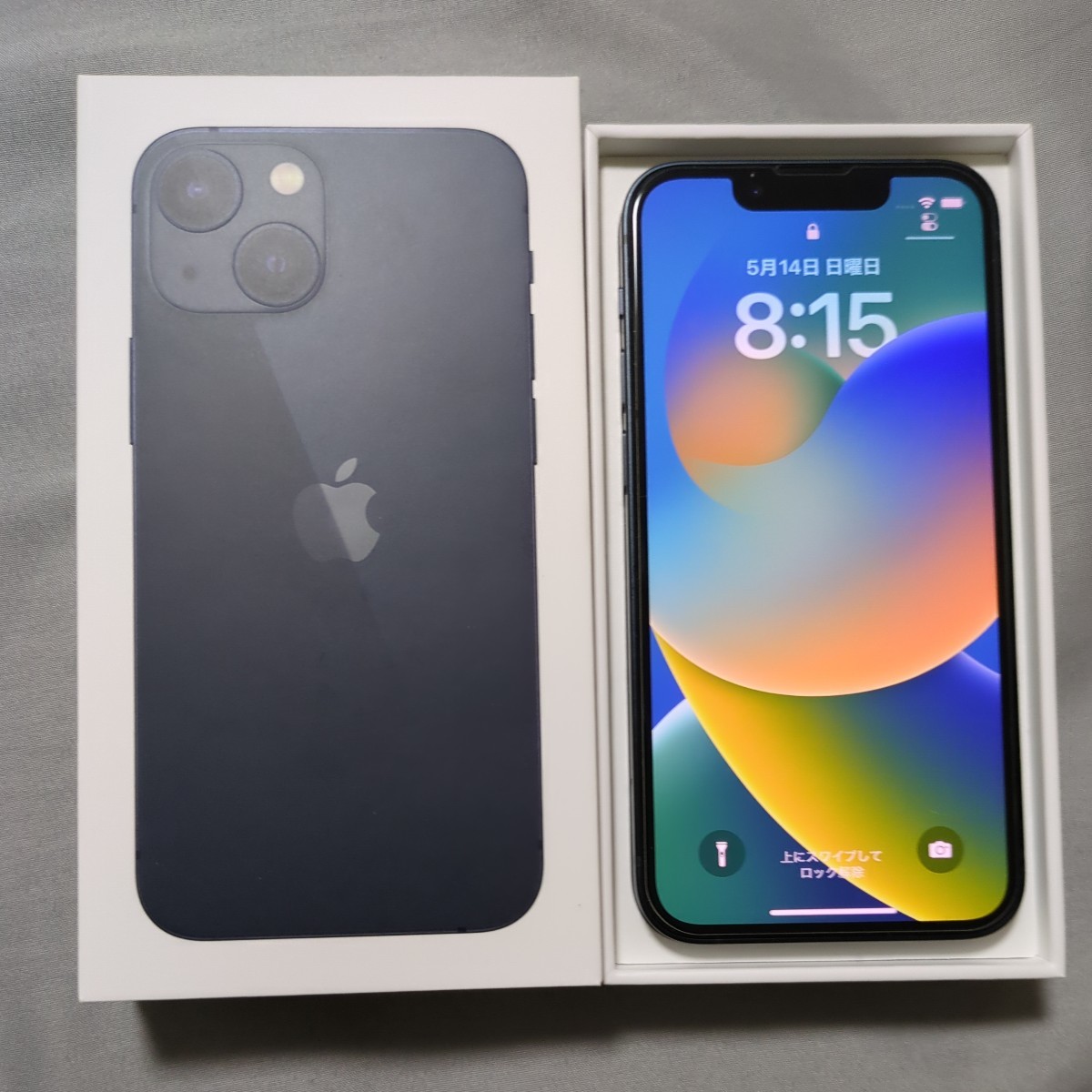 超美品 SIMフリー iPhone13 mini 128GB ミッドナイト 本体 即日発送