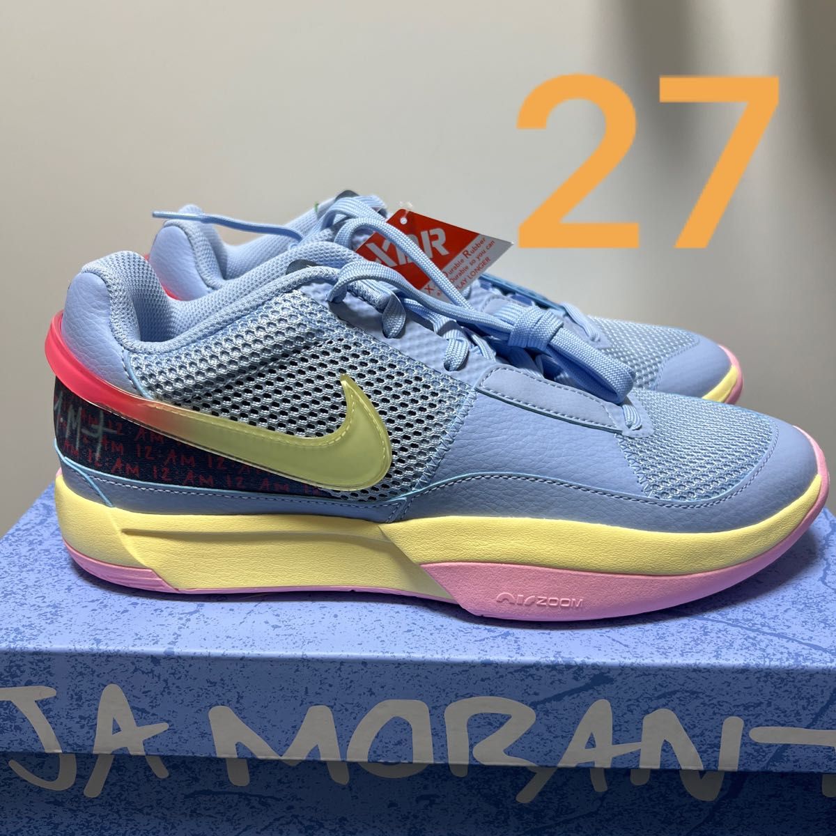 27cm US9 Nike Ja 1 "Day One"ナイキ ジャ1 "デイ ワン" モラント luka kd lebron