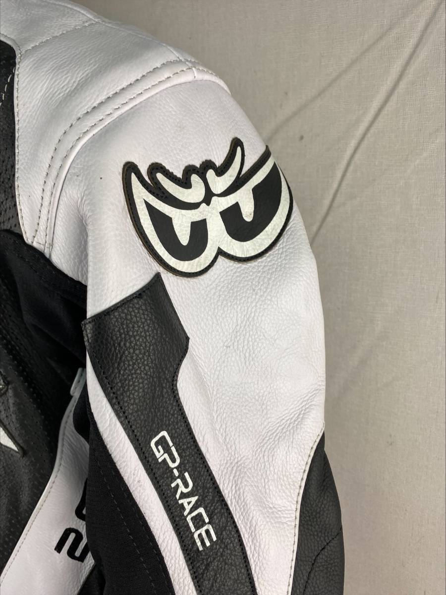 BERIK ベリック レーシングスーツ WHITE/BLACK 48サイズ 新品未使用 革