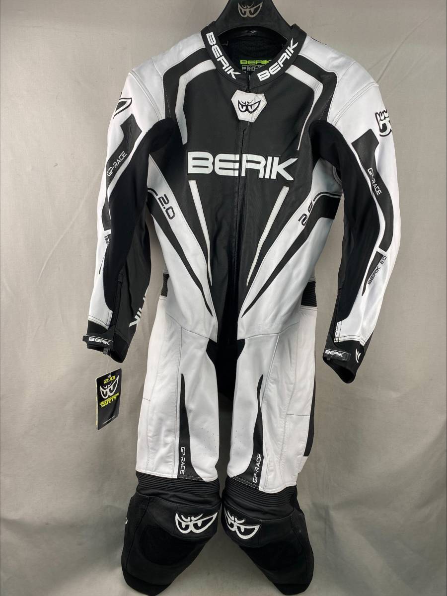 BERIK ベリック レーシングスーツ WHITE/BLACK 58サイズ 新品未使用 革
