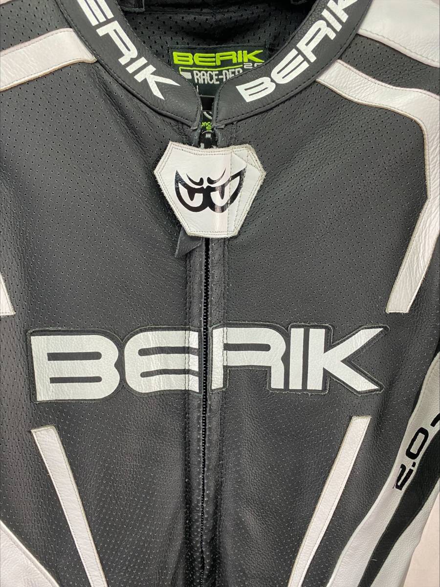 BERIK ベリック レーシングスーツ WHITE/BLACK 60サイズ 新品未使用 革