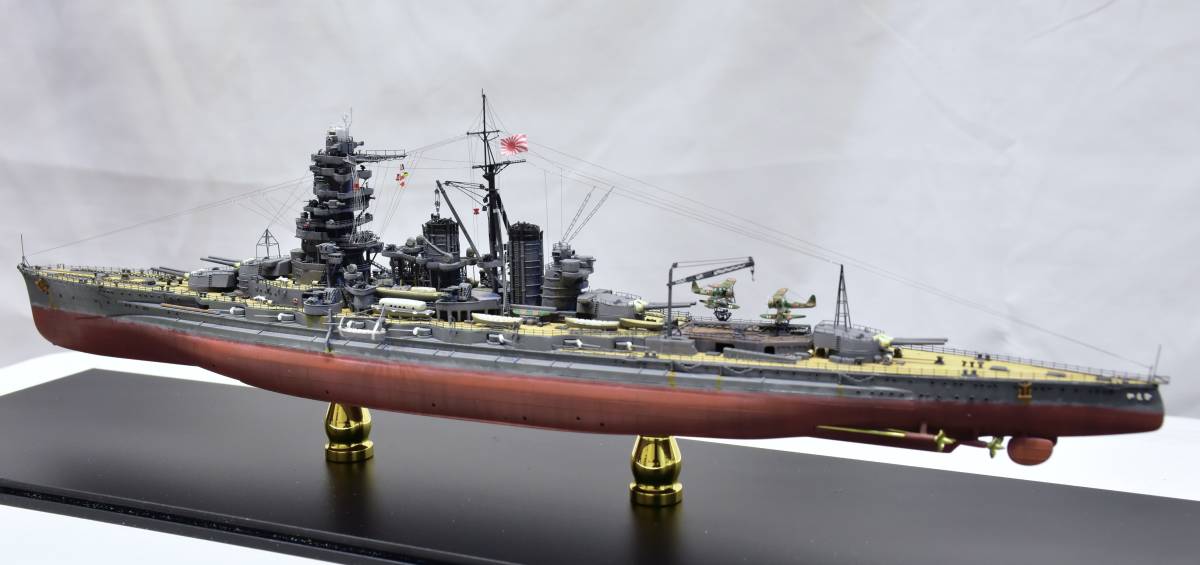 新価格1/700 戦艦比叡 艦船模型 完成品（フジミ模型）