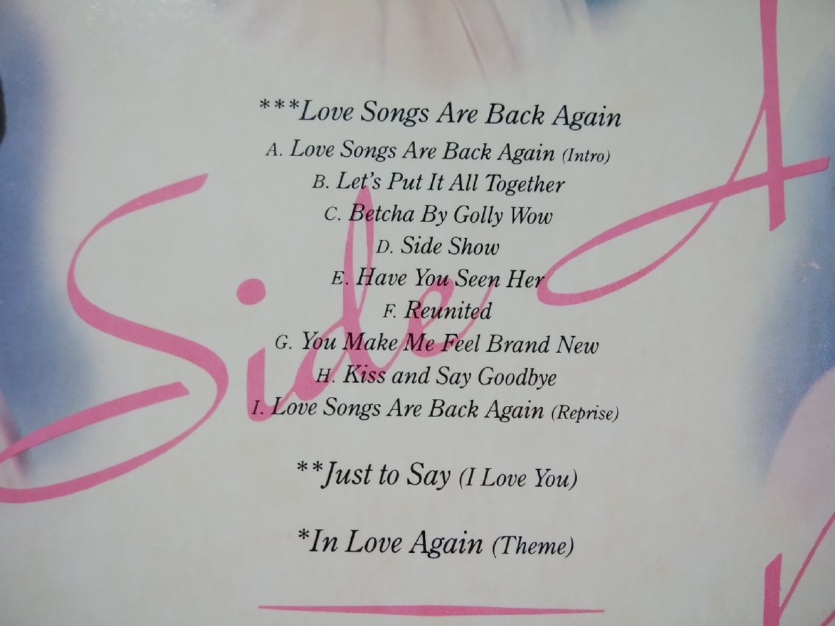 ★★BAND OF GOLD LOVE SONGS ARE BACK AGAIN★US盤 12インチ★アナログ盤 [2645TPR_画像6