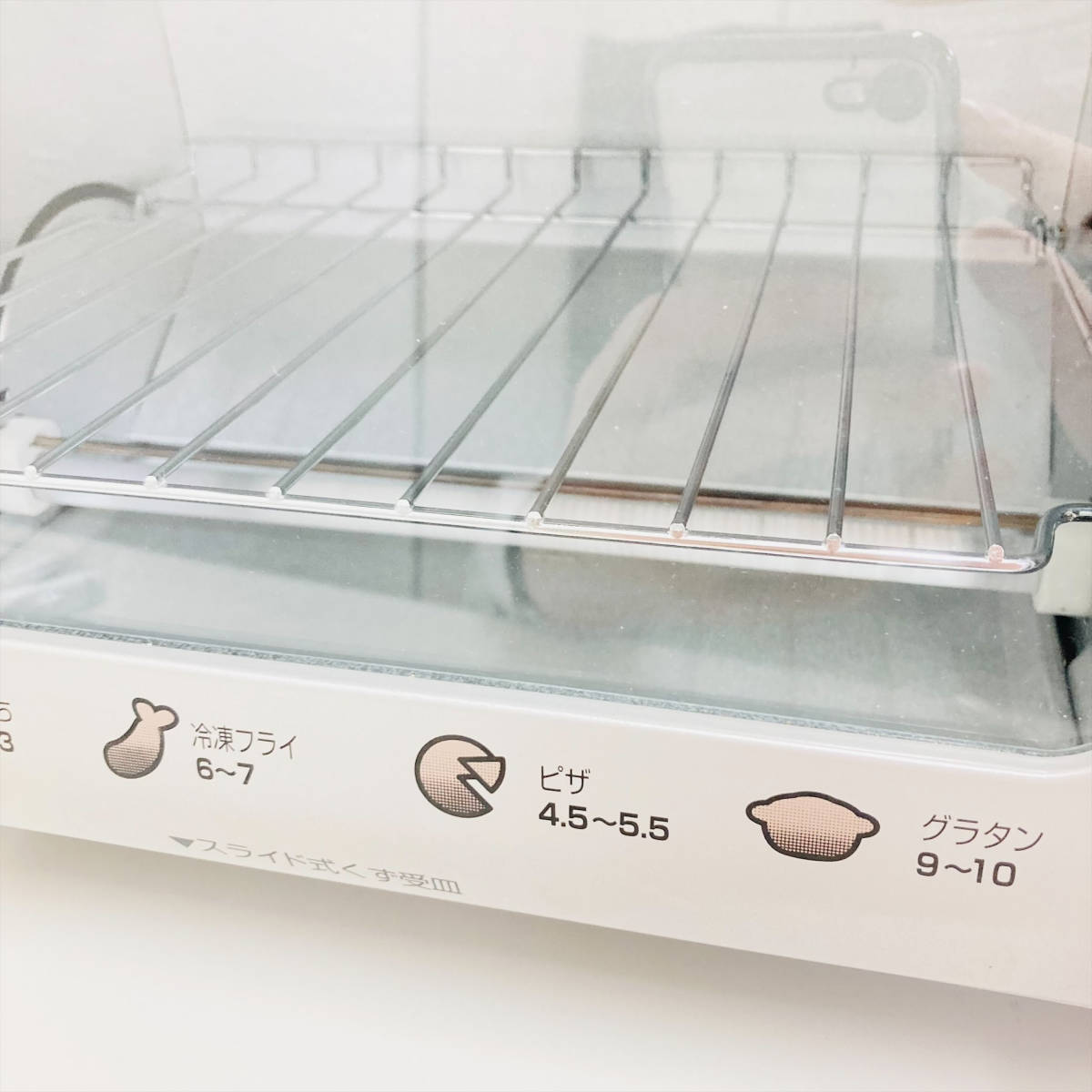 動作〇 ZOJIRUSHI 象印 オーブントースター ET-TB15 ハイパワー1000W 温度みはりセンサー 中古 美品 トースト ピザ グラタン 4928の画像8