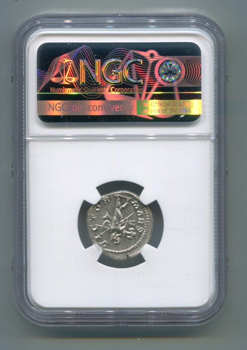 プレミアム ローマ帝国 エルガバルス帝 218-222年 デナリウス銀貨 NGC