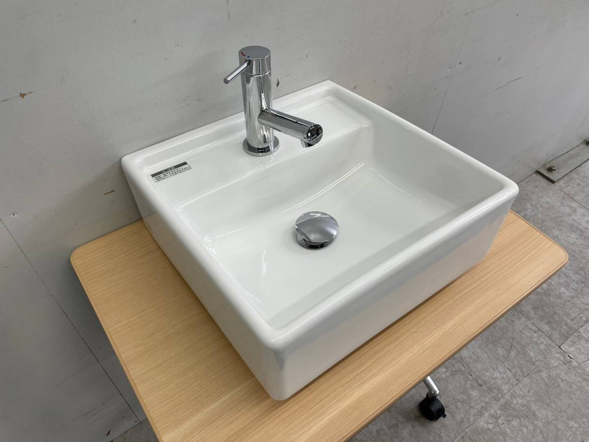 T3108 展示 リクシル/イナックス 手洗いシンク 洗面台 混合水栓(洗面台