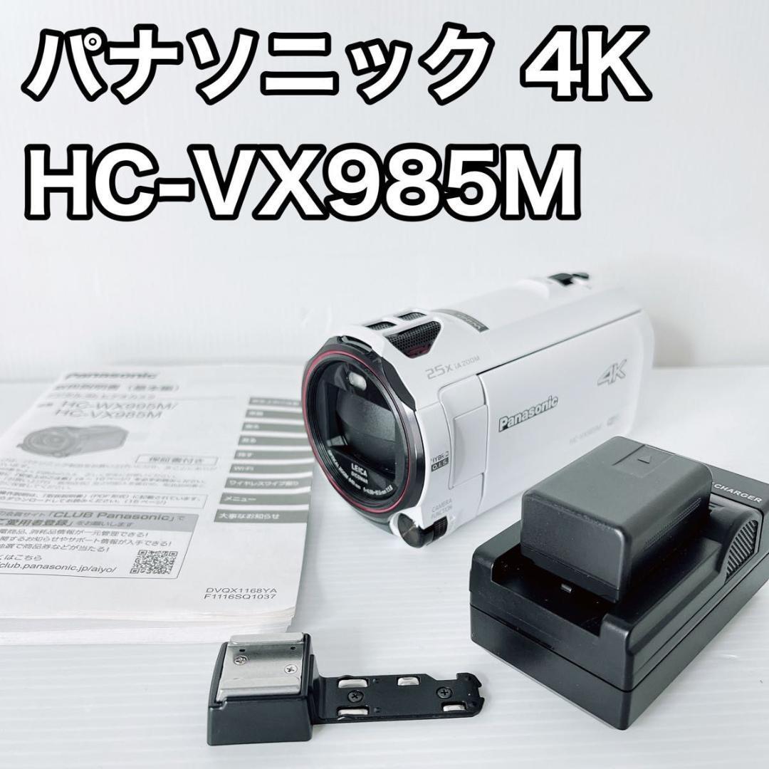 パナソニック 4K ビデオカメラ VX985M HC-VX985M-W | prosodiya.de