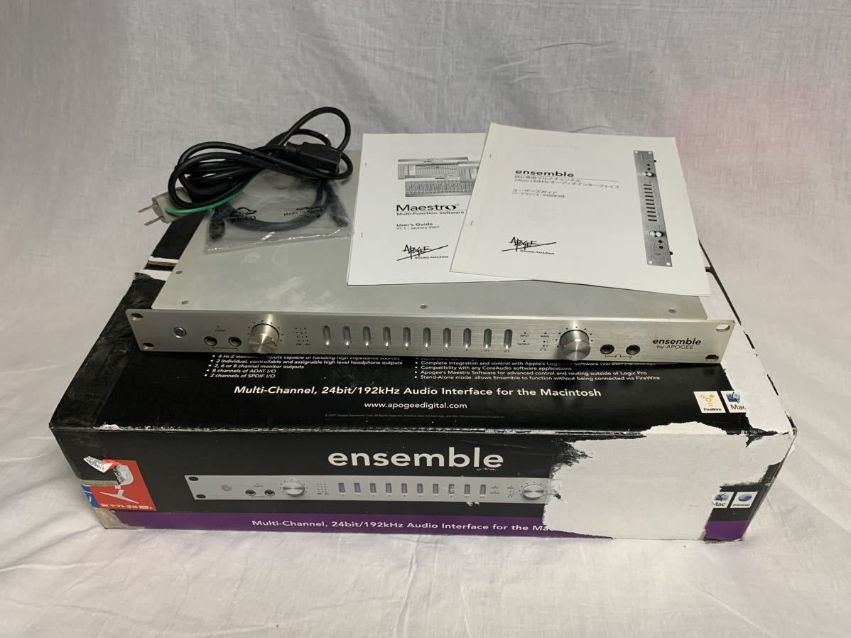 APOGEE ensemble オーディオインターフェース Firewire【現状渡し品