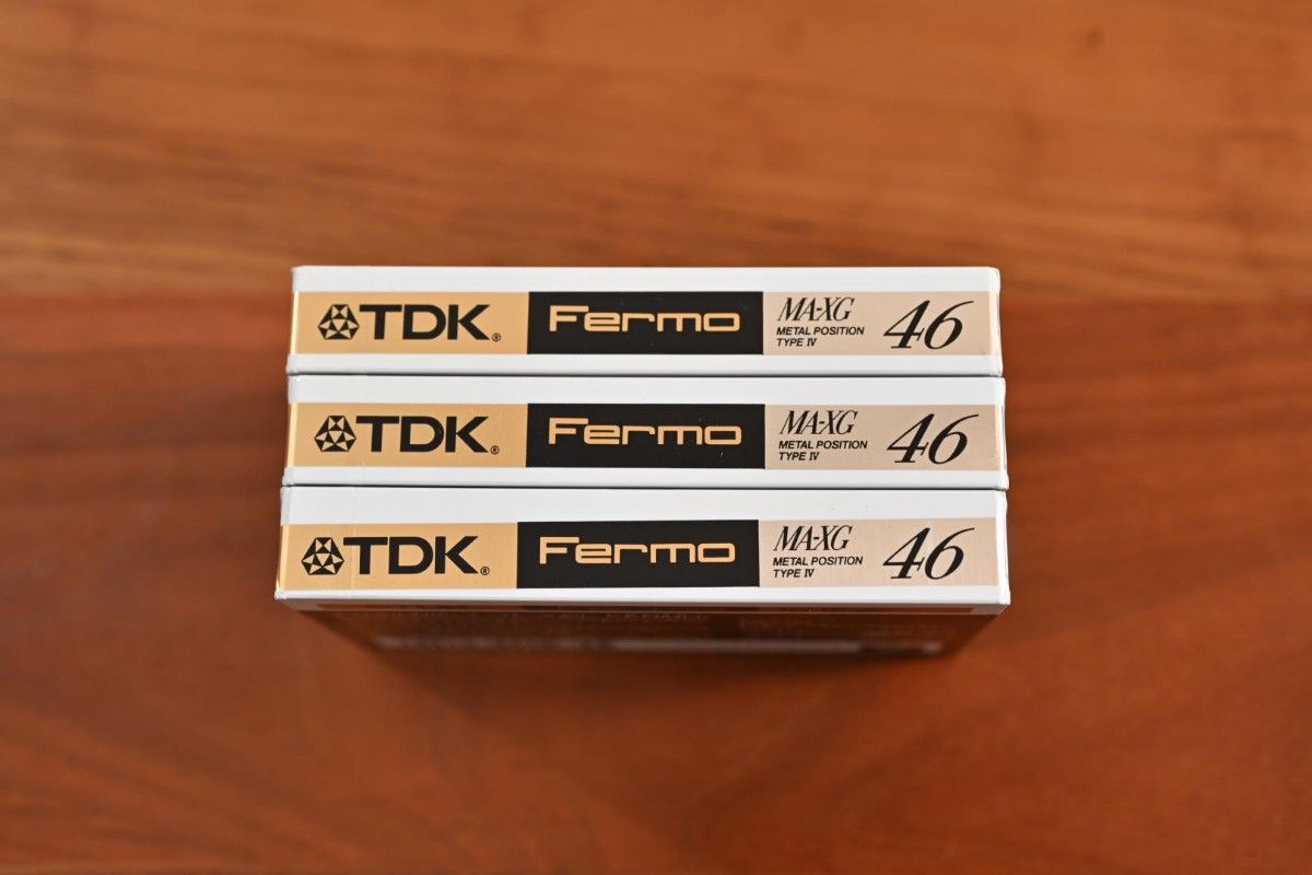 新品未開封　TDK　MA-XG46　メタルポジション　TYPE IV　カセットテープ　46分　MA-XG46F　3個セット 