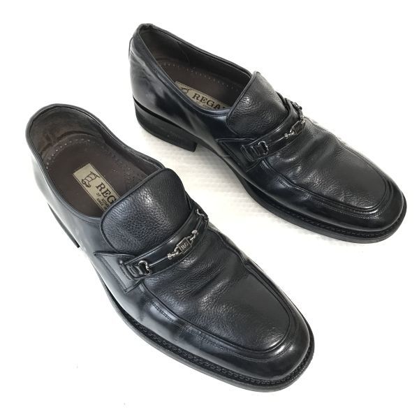 リーガル/REGAL★本革/ビットローファー/モカシン【25.5EE/黒/BLACK】ビジネス/dress shoes◆F-95_画像2