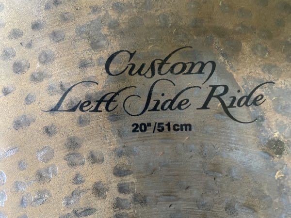 ☆Zildjian☆【20” K CUSTOM LEFT SIDE RIDE with 3 RIVETS