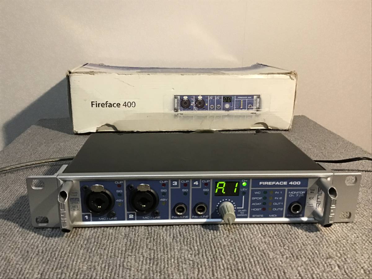 RME Fireface400 FireWaireオーディオインターフェイス