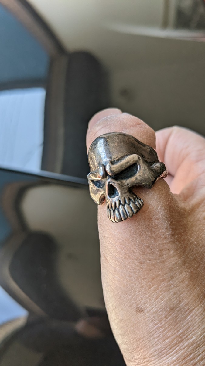 THIRTEEN DESIGNS サーティーンデザインズ KR-1 MAD SKULL RING THIRTEEN DESIGNS サーティーンデザインズ KR-1 MAD SKULL RING