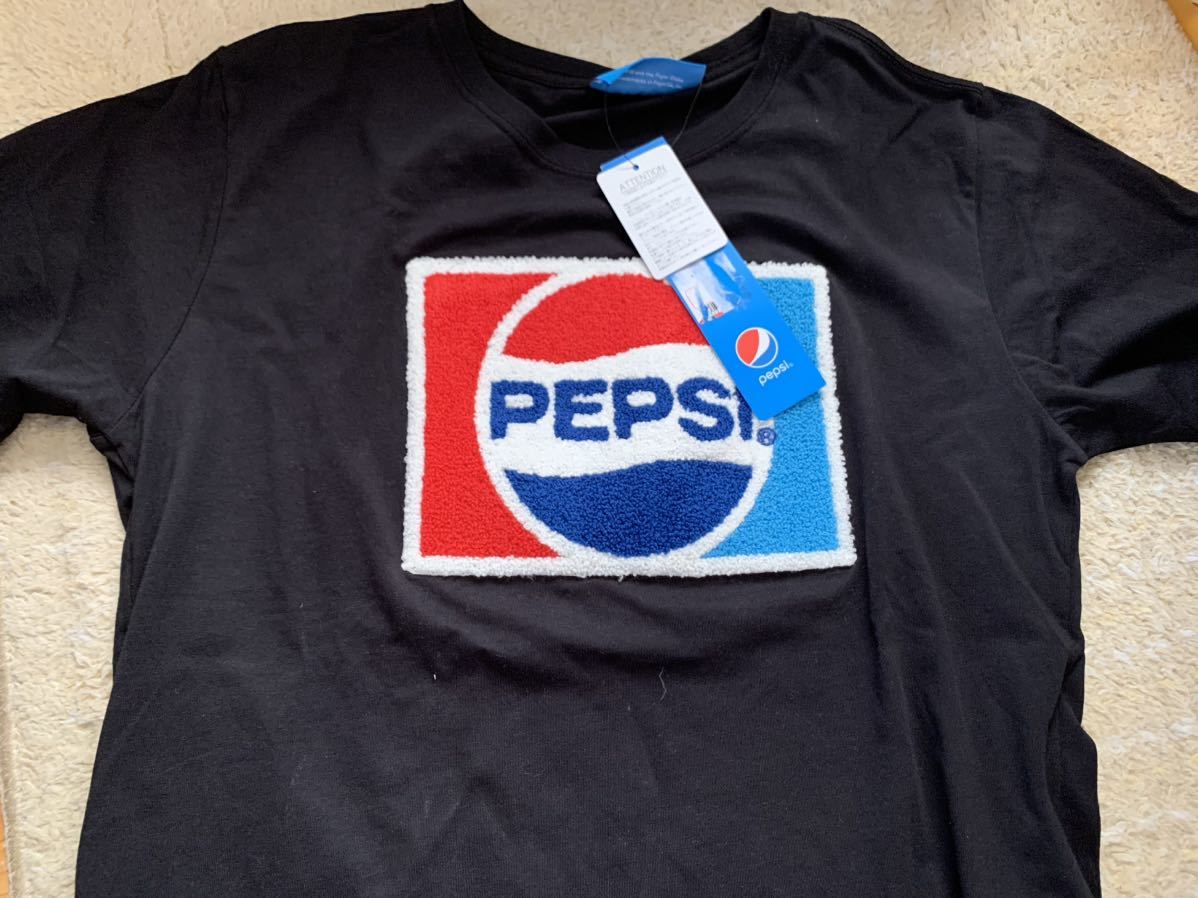 ペプシ PEPSI Tシャツ Lサイズ ペプシコーラ ロゴタオル地_画像4