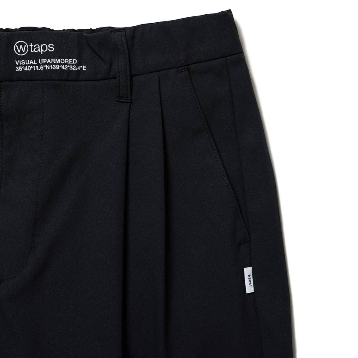 23SS WTAPS TRDT2301 TROUSERS TUCK ネイビー M トラウザーパンツ