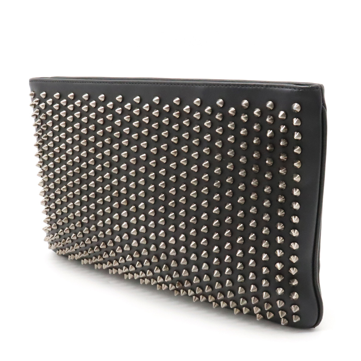 Christian Louboutin Christian Louboutin spike studs clutch bag second bag black black 