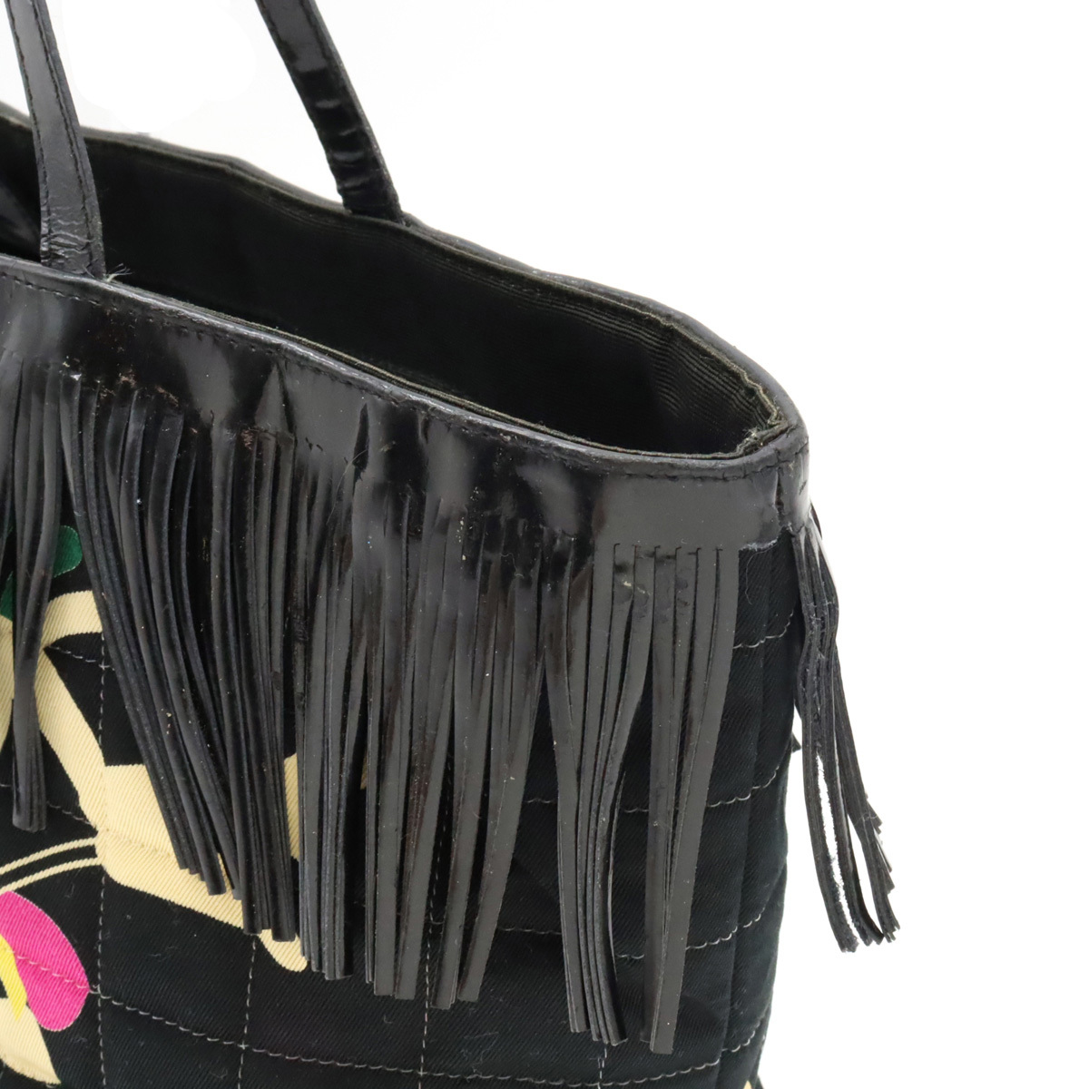 CHANEL シャネル チョコバー フリンジ トートバッグ ハンドバッグ