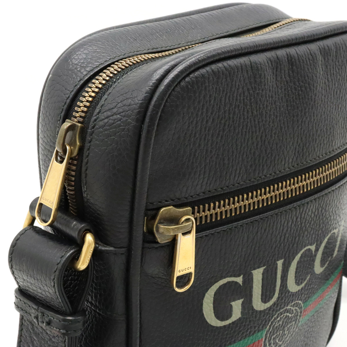 GUCCI グッチ グッチプリント メッセンジャーバッグ ショルダーバッグ
