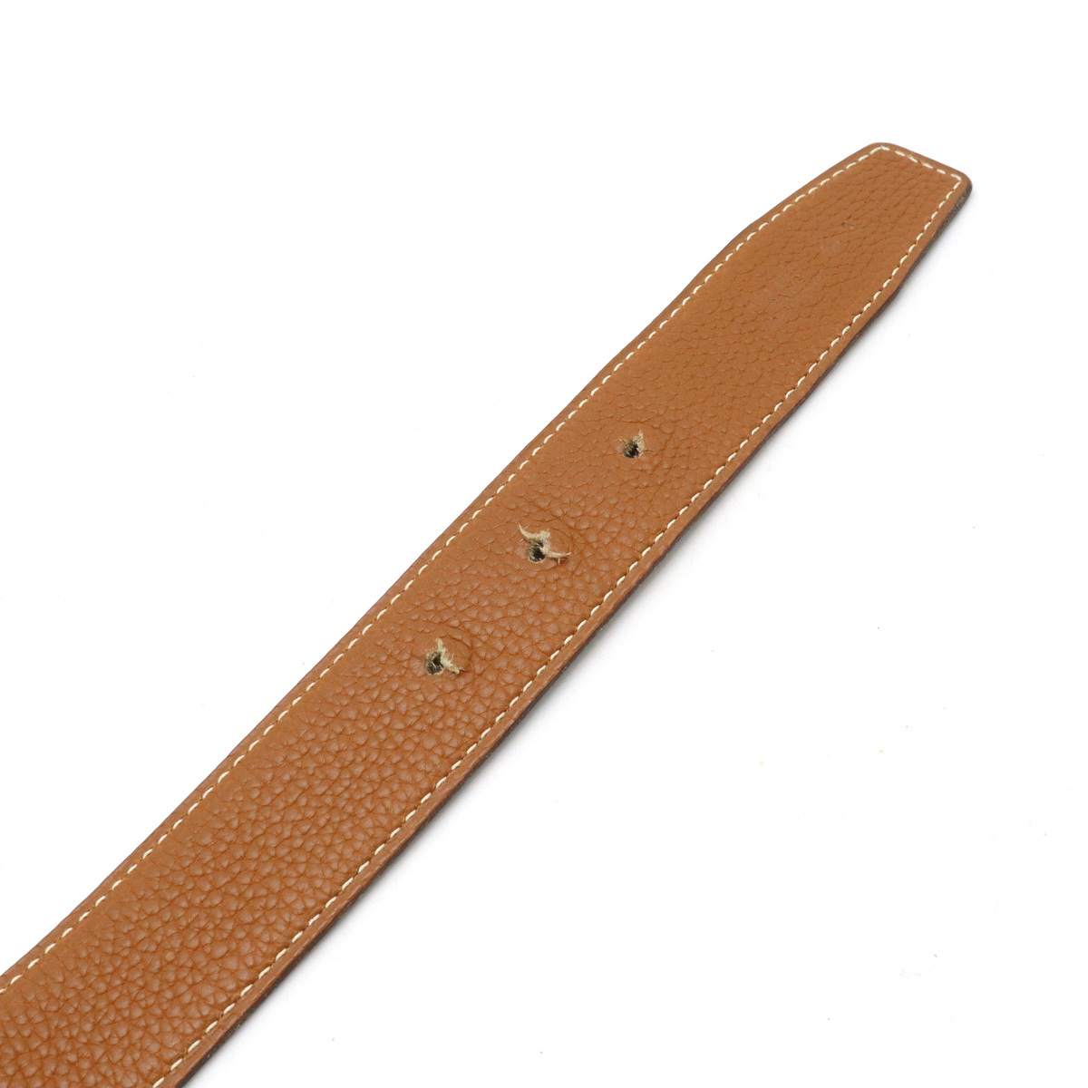 HERMES エルメス コンスタンス Hベルト リバーシブル レザー キャメル
