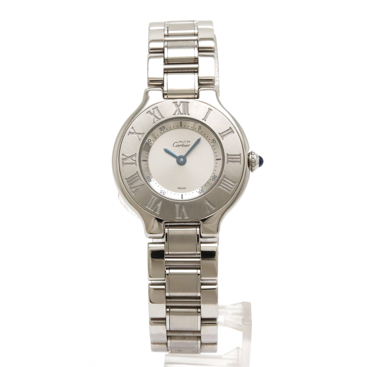 Cartier カルティエ マスト21 ヴァンティアンSM SS シルバー文字盤 レディース クォーツ QZ 腕時計