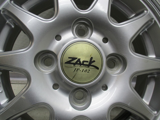 12インチ ZACK 4J+42 100 軽自動車/軽トラ/軽バン 中古アルミホイール【4本】送料無料(A12-4330）_画像5