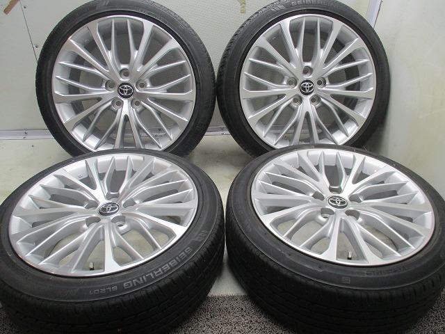 18インチ トヨタ純正 カムリ 215/45R18 8J+50 114.3 エンケイ 中古タイヤアルミホイール【4本セット】 送料無料(MA18-3447）_画像3