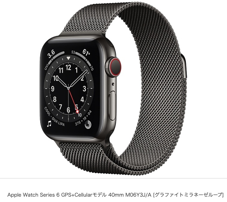 正規代理店 Apple Watch （新品未開封品） [グラファイトミラネーゼ