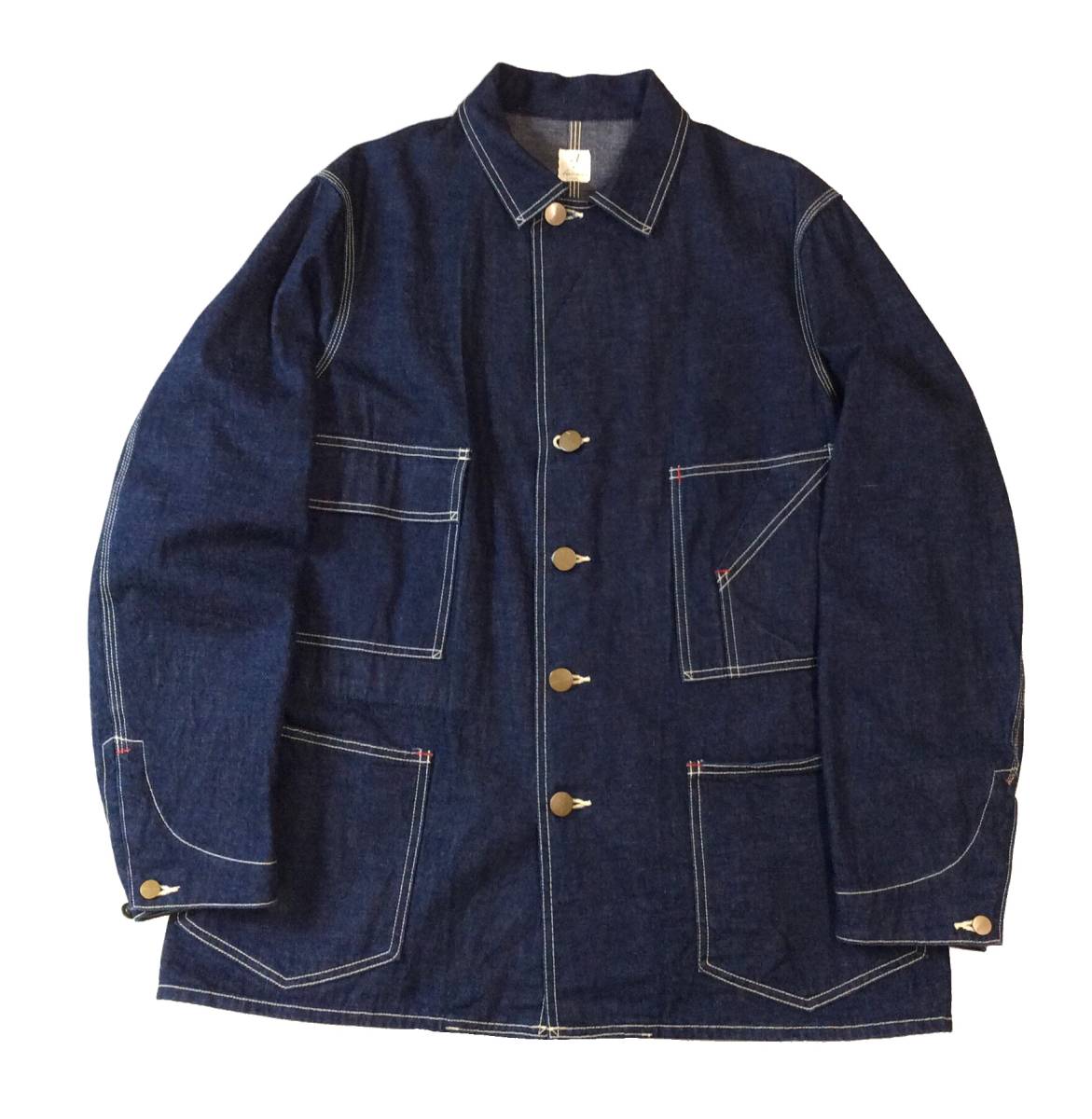 アナトミカ ANATOMICA デニム カバーオール ワークジャケット ネイビー