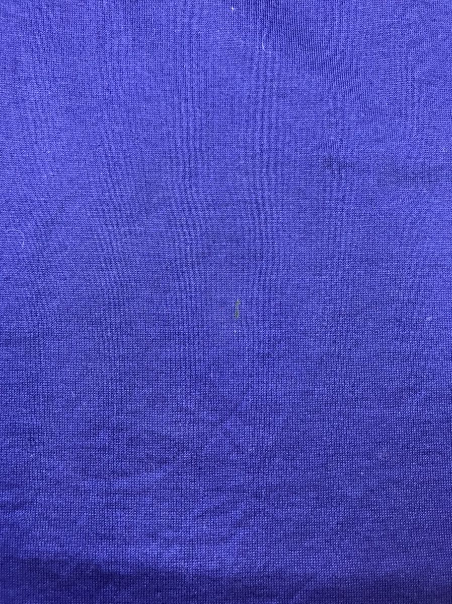 (D) VINTAGE YVES SAINT LAURENT Vintage Yves Saint-Laurent rhinestone equipment ornament short sleeves T-shirt M navy postage 250 jpy 