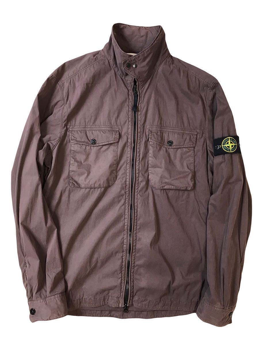 D) STONE ISLAND ストーンアイランド コットン ジップ ジャケット L