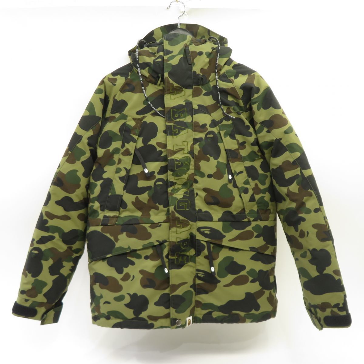 新品即決 ダウンジャケット カモフラ 迷彩 CAMO 1st アベイシング