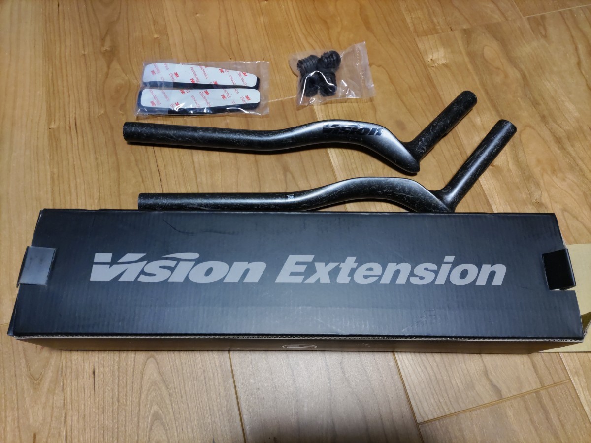 新品 vision speed carbon J-bend DHバー トライアスロン タイム