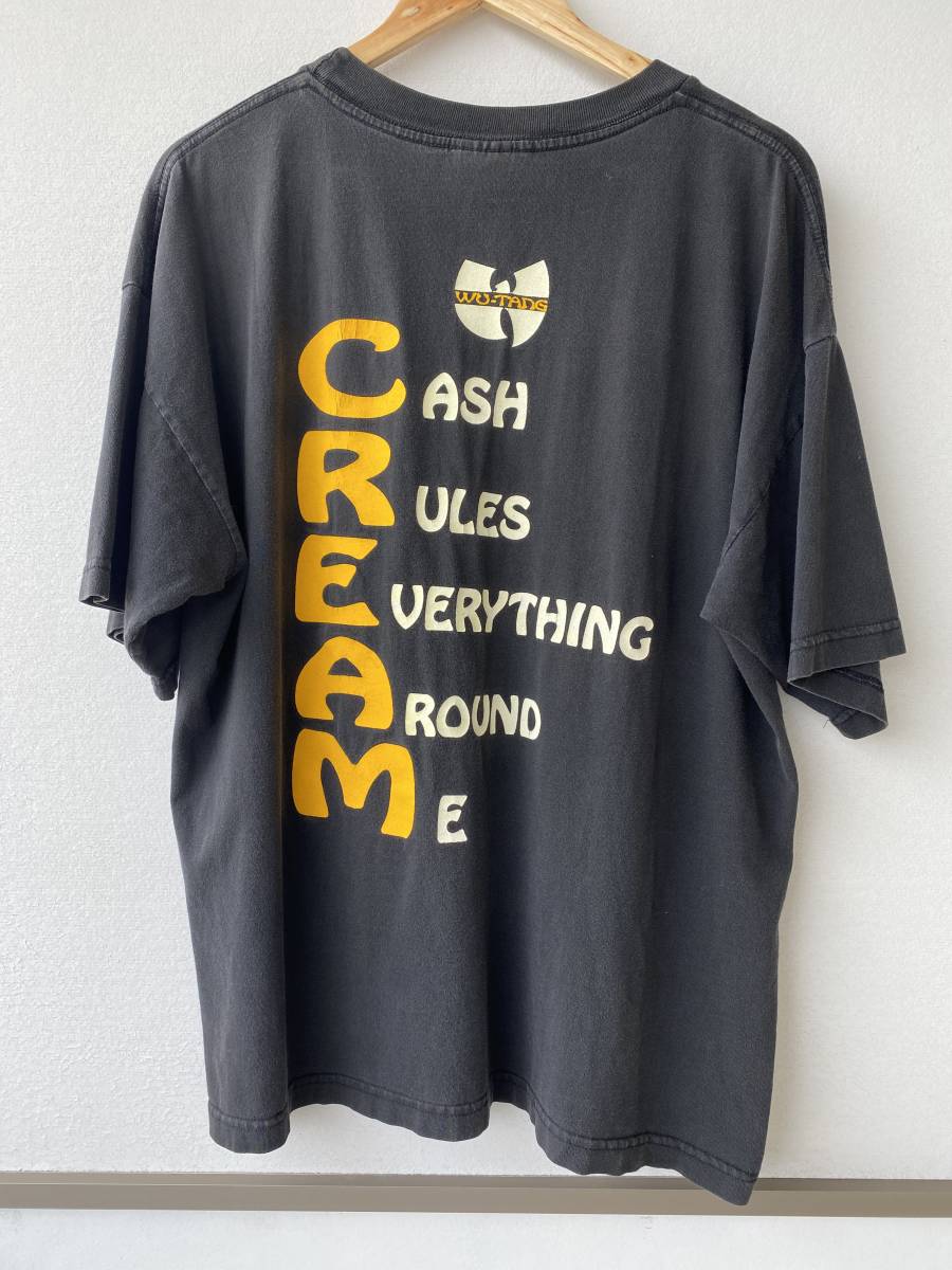 WU-TANG CLAN CREAM ウータン・クラン ラップＴ RAPTEE ヒップホップ カニエウエスト トラヴィススコット ビンテージ Ｔシャツ VINTAGE_画像9