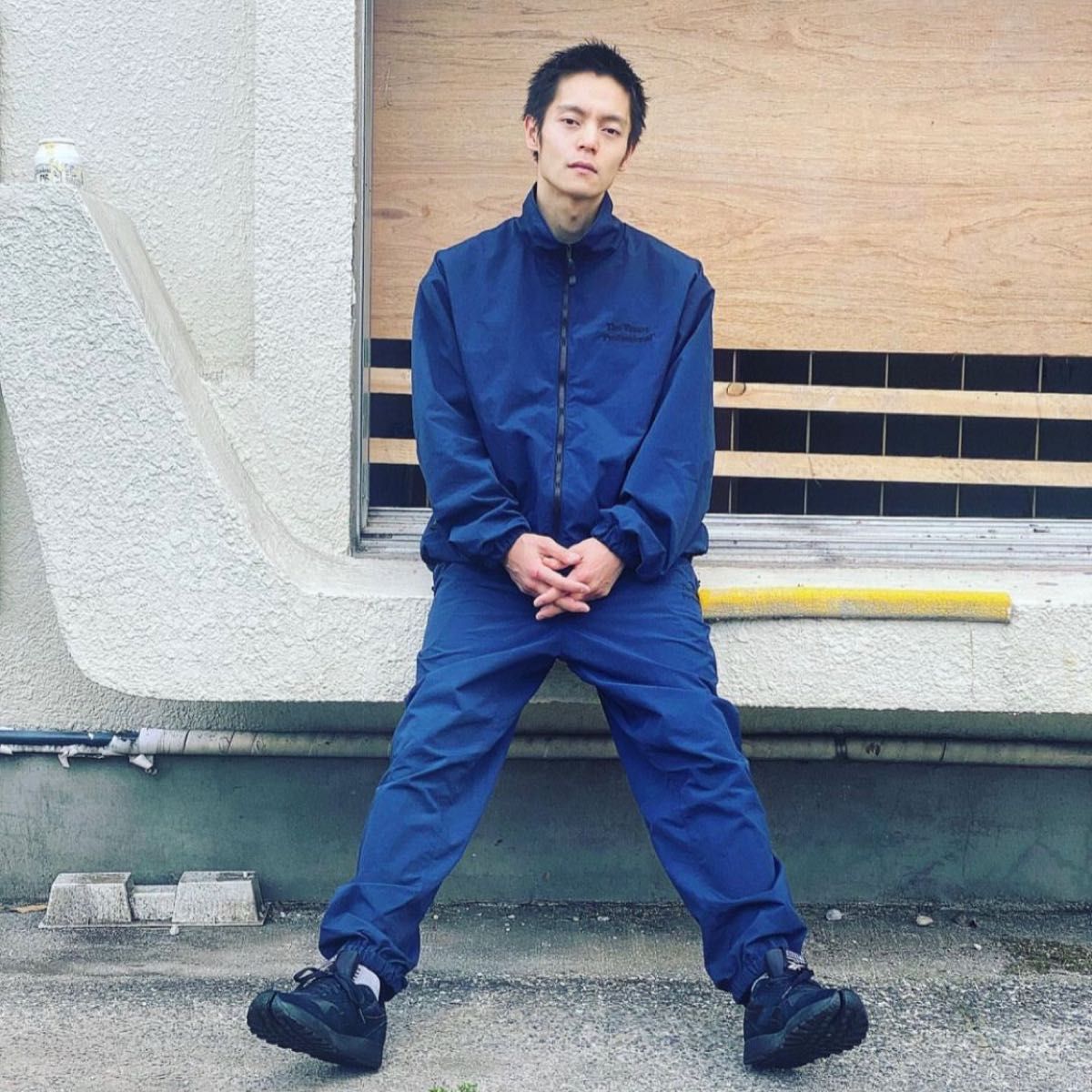 ennoy とスタイリスト私物 NYLON JACKET+PANTS-