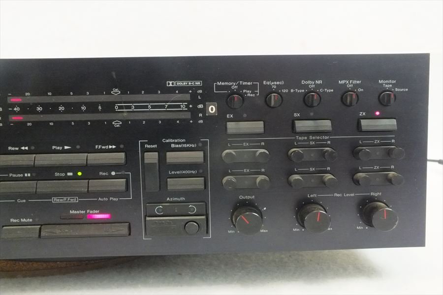 ☆ Nakamichi ナカミチ ZX-7 カセットデッキ 現状品 230407A5104