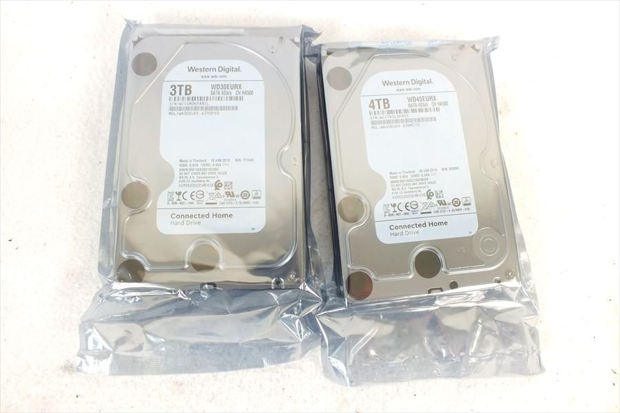 ◆ WD AV-GP 2TB/5個 3TB/1個 4TB/1個 ハードディスク 中古 現状品 230509M5620_画像6