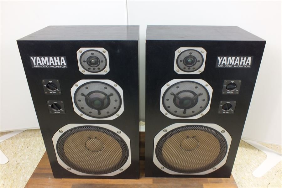 ♪ YAMAHA ヤマハ NS-1000M スピーカー 音出し確認済 現状品