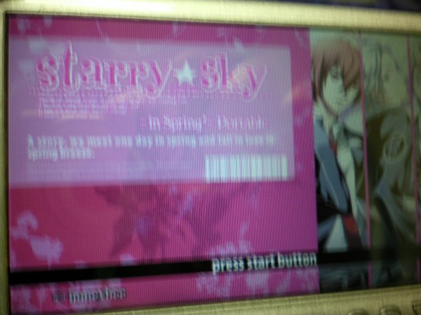 PSP　Starry☆Sky in Spring Portable＋in Summer＋in Autumn＋in Winter　お買得4本セット(ケース・解説書付)_画像10