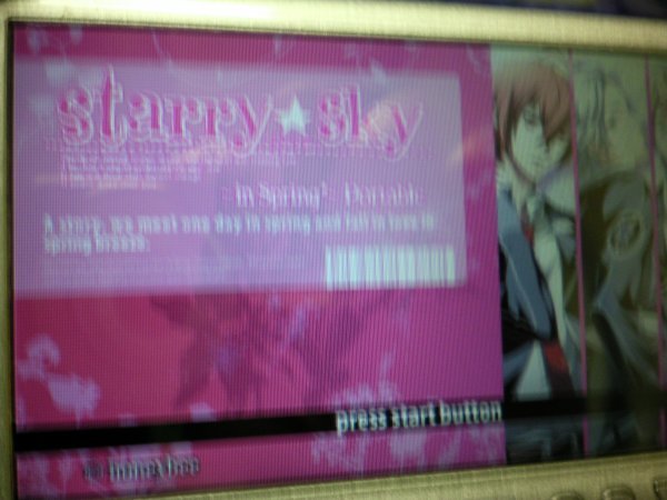 PSP　Starry☆Sky in Spring Portable＋in Summer＋in Autumn＋in Winter　お買得4本セット(ケース・解説書付)